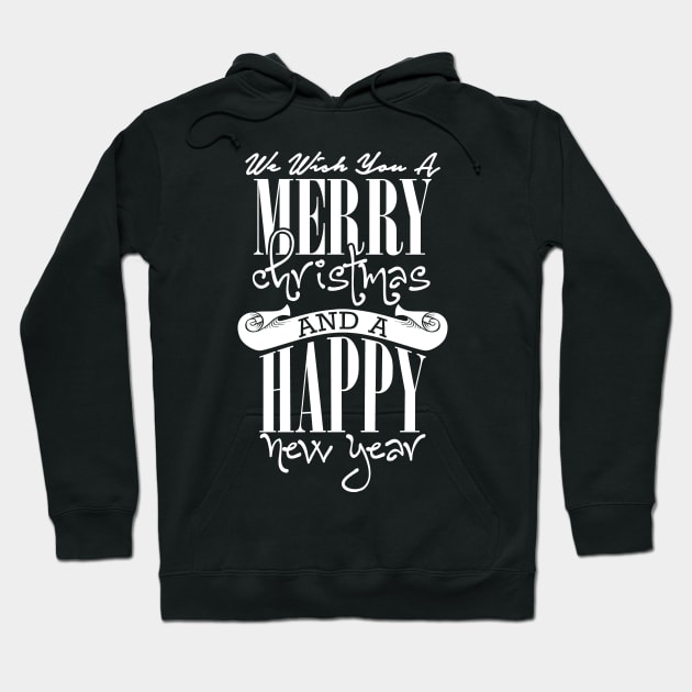 We wish you a merry Christmas and a Happy New Year Hoodie by nektarinchen